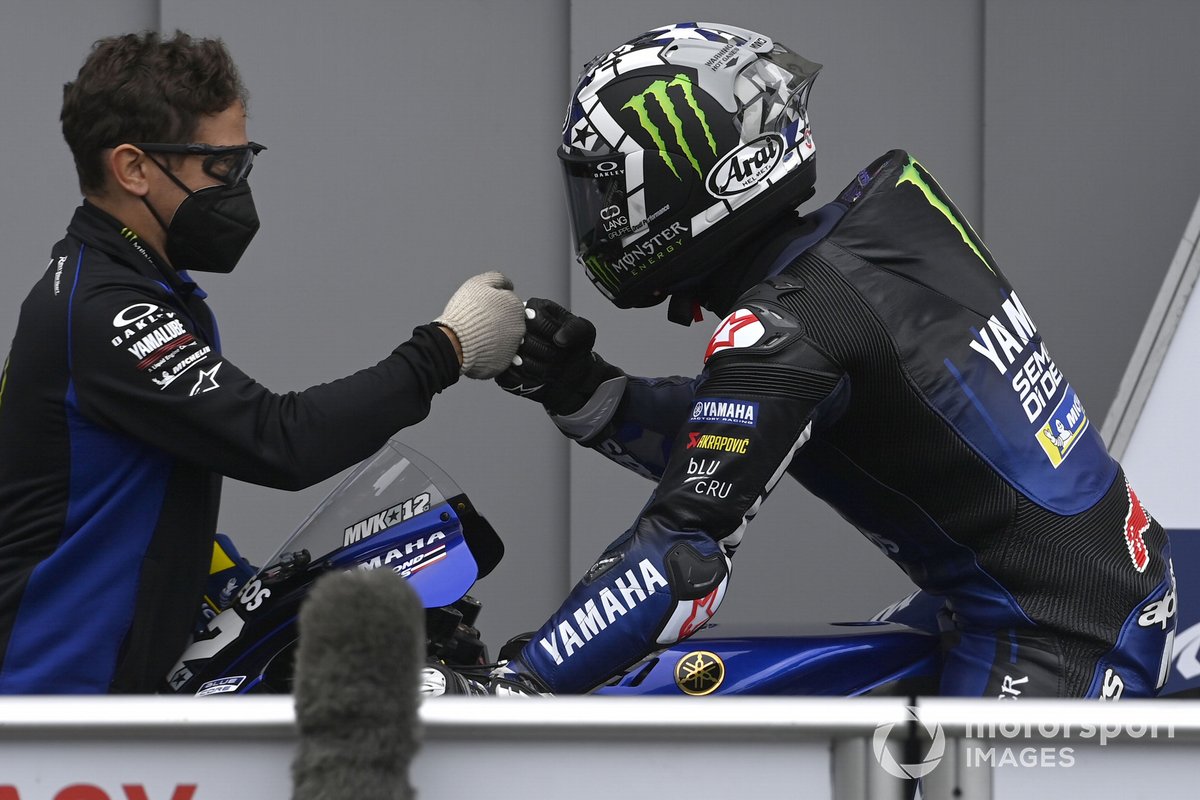 Segundo puesto Maverick Viñales, Yamaha Factory Racing