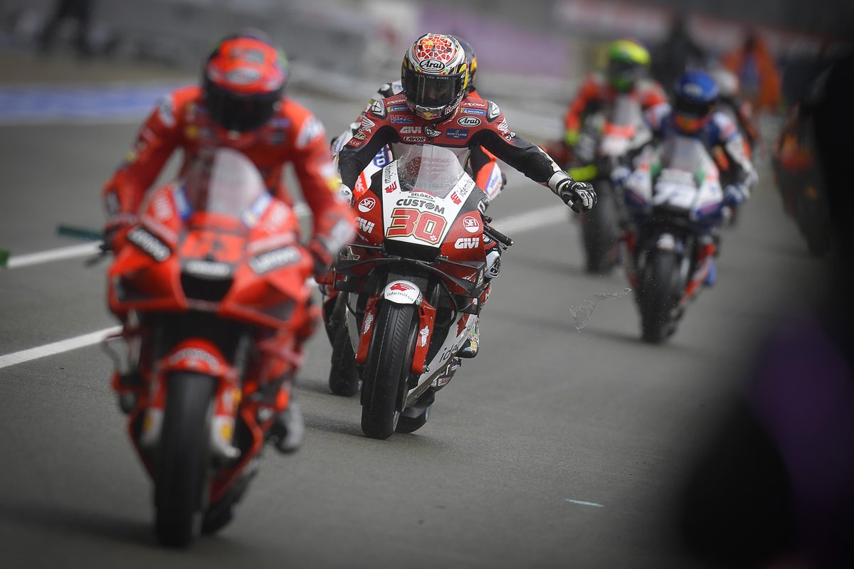 Takaaki Nakagami, Team LCR Honda en pitlane