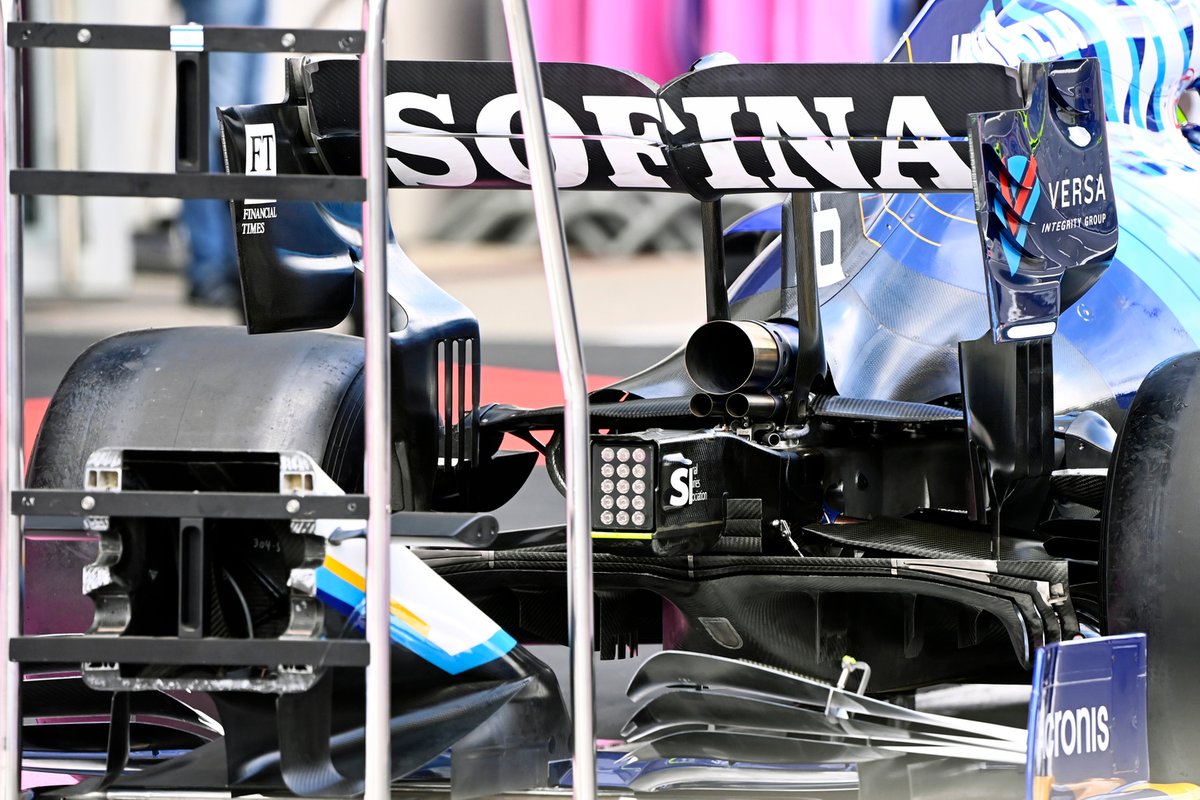 Williams FW43B rear detail