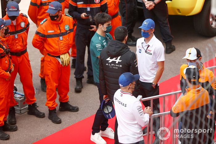 Lance Stroll, Aston Martin Mick Schumacher, Haas 