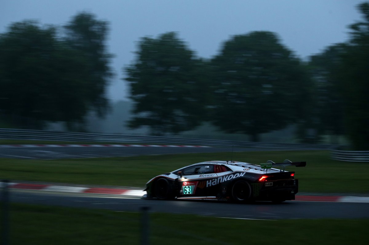 #63 Hankook FFF Racing Team Lamborghini Huracán GT3 Evo: Marco Mapelli, Franck Perera, Mirko Bortolotti, Giacomo Altoè