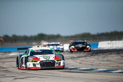 #23 Alex Job Racing, Audi R8 LMS GT3: Bill Sweedler, Townswend Bell, Frankie Montecalvo