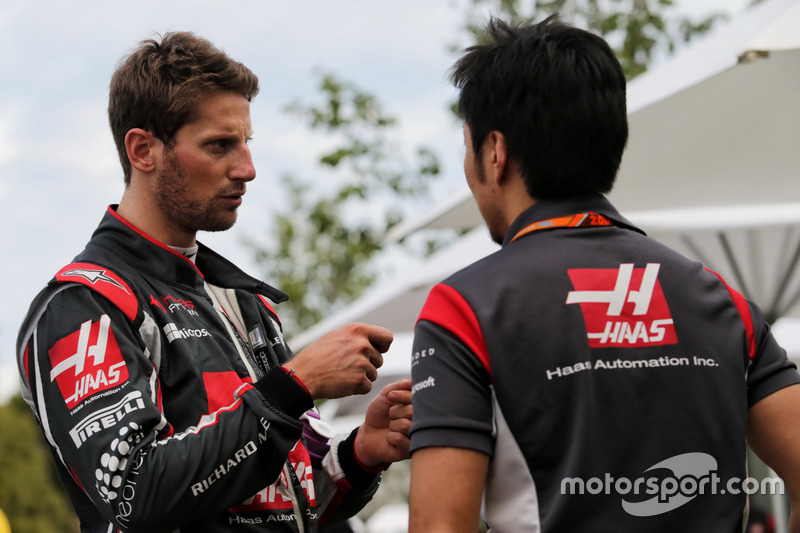 Ромен Грожан, Haas F1 Team, гоночний інженер Haas F1 Team Аяо Коматсу