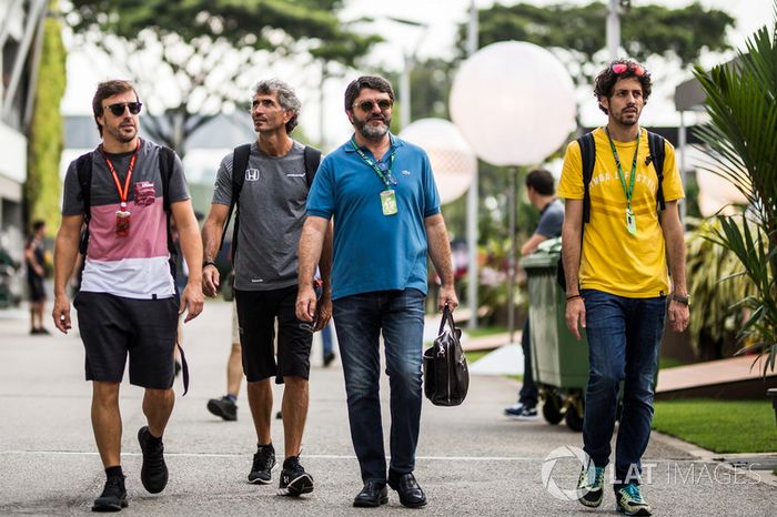 Fernando Alonso, McLaren y su manager Luis Garcia Abad