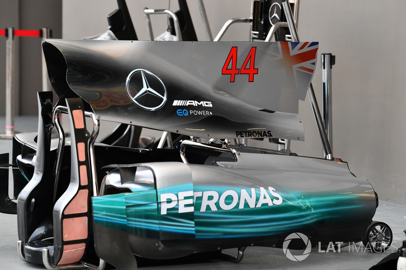 Mercedes-Benz F1 W08, cofano motore