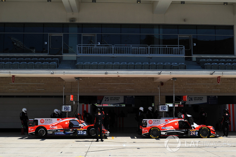 #25 CEFC Manor Oreca 07 Gibson: Roberto Gonzalez, Simon Trummer, Vitaly Petrov, #24 CEFC Manor Oreca