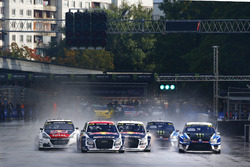 Томас Хейккинен и Маттиас Экстрём, EKS, Audi S1 EKS RX Quattro, Петтер Сольберг, PSRX Volkswagen Swe