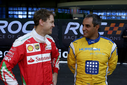 Sebastian Vettel y Juan Pablo Montoya