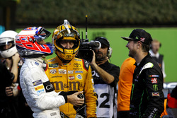 Jenson Button, Kyle Busch and Kurt Busch