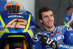 Alex Rins avec la Suzuki MotoGP 2017
