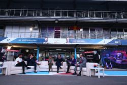 Tavolo rotondo DS Virgirn con Jose Maria Lopez, DS Virgin Racing ed Alejandro Agag, Formula E CEO