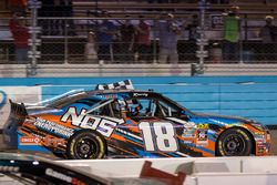 Race winner Kyle Busch, Joe Gibbs Racing Toyota