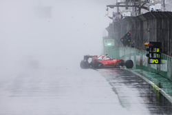 Kimi Raikkonen, Ferrari SF16-H crashed out of the race