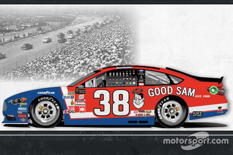 Throwback-Design: David Ragan, Front Row Motorsports Ford