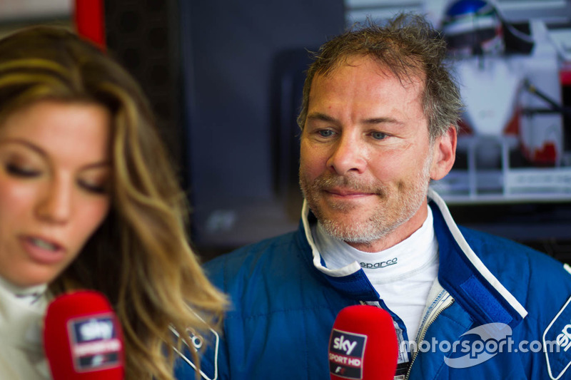 Jacques Villeneuve drives the F1 two-seater