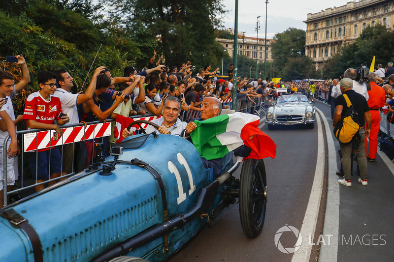 Bugatti T35, en el desfile de Milán