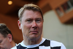 Mika Hakkinen au World Stars Football Match