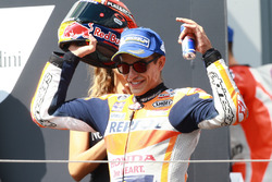 Podium: second place Marc Marquez, Repsol Honda Team