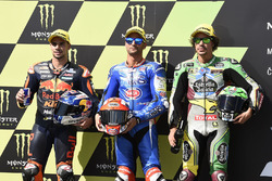 Polesitter Mattia Pasini, Italtrans Racing Team, second place Miguel Oliveira, Red Bull KTM Ajo, third place Franco Morbidelli, Marc VDS