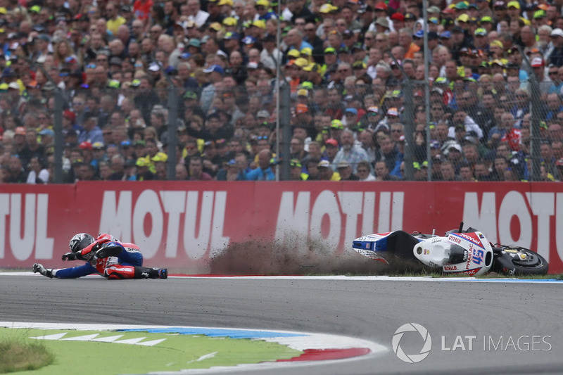 Scott Redding, Pramac Racing, choque