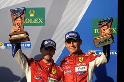 Podio LMGTE Pro: al terzo posto Davide Rigon, Sam Bird, AF Corse