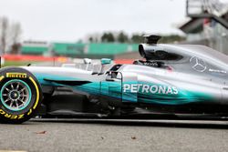 Mercedes AMG F1 W08 Hybrid, la parte centrale della vettura