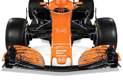 The McLaren MCL32 front wing detail