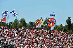 Fans and flags
