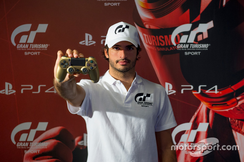 Carlos Sainz, embajador del GT Sport