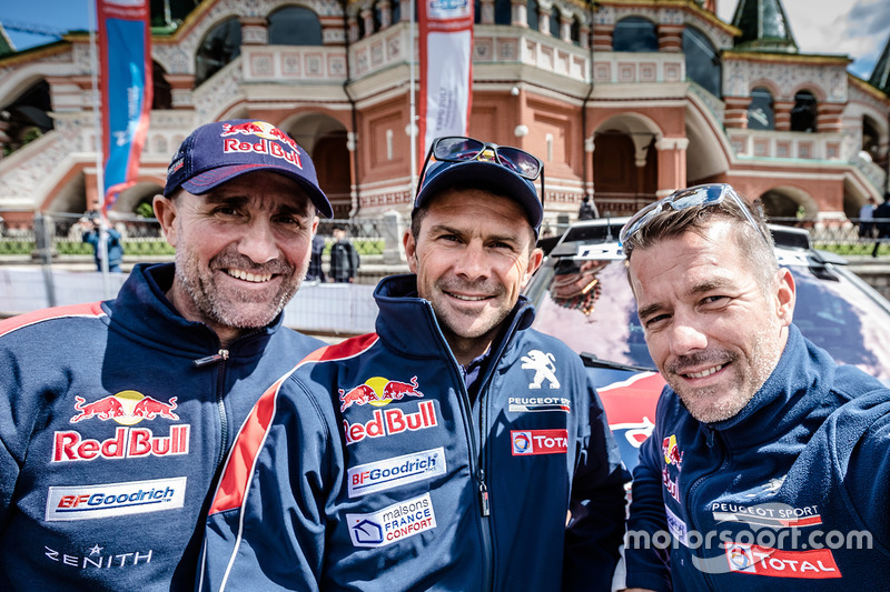 Stéphane Peterhansel, Cyril Despres, Sébastien Loeb, Peugeot Sport