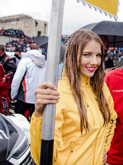 La grid girl di René Rast, Audi Sport Team Rosberg, Audi RS 5 DTM