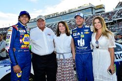 Chase Elliott, Rick Hendrick, Linda Hendrick, Dale Earnhardt Jr., Amy Reimann