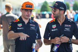 Max Verstappen, Red Bull Racing and Daniel Ricciardo, Red Bull Racing