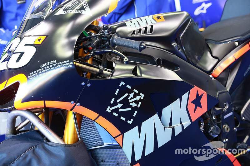 Maverick Viñales, Yamaha Factory Racing bike detail