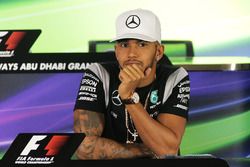 Lewis Hamilton, Mercedes AMG F1 in the FIA Press Conference