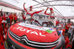 Les vainqueurs Kris Meeke, Paul Nagle, Citroën World Rally Team
