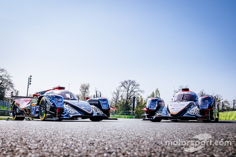 #37 DC Racing Oreca 07 Gibson: David Cheng, Alex Brundle, Tristan Gommendy, #38 DC Racing Oreca 07 Gibson: Ho-Pin Tung, Oliver Jarvis, Thomas Laurent