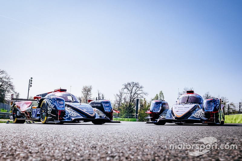 #37 DC Racing Oreca 07 Gibson: David Cheng, Alex Brundle, Tristan Gommendy, #38 DC Racing Oreca 07 G