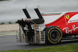 Sensor equipment on the rear of the Kimi Raikkonen Ferrari SF70H