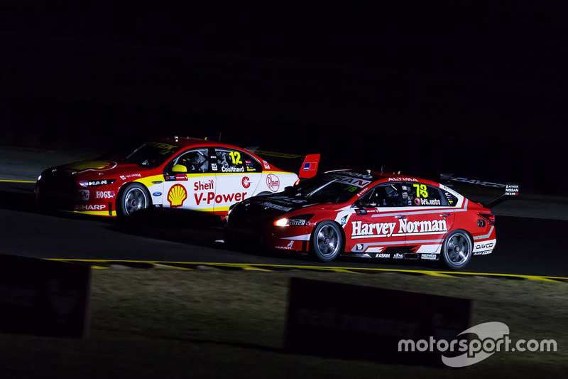 Fabian Coulthard, Team Penske Ford, Simona de Silvestro, Nissan Motorsports