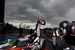 Sébastien Buemi, Toyota Gazoo Racing en parc ferme