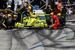 Arrêt au stand de Simon Pagenaud, Team Penske Chevrolet