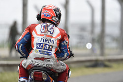 Andrea Dovizioso, Ducati Team, after crash