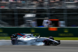 Felipe Massa, Williams FW40 locks up