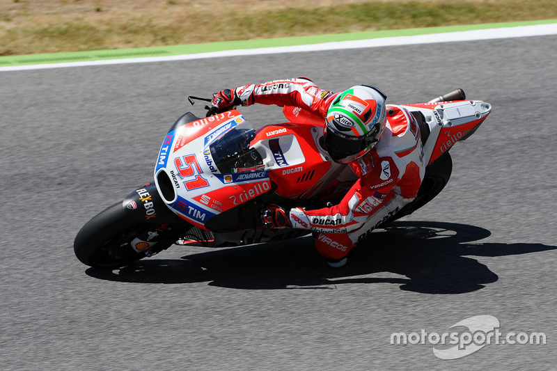A surpresa da sesssão foi o wildcard Michele Pirro. O italiano foi o quarto com a GP17 da Ducati. Jorge Lorenzo foi o sétimo.