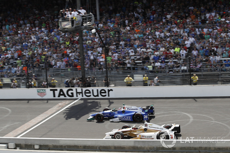 Takuma Sato, Andretti Autosport Honda Helio Castroneves, Team Penske Chevrolet