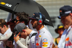Daniel Ricciardo, Red Bull Racing on the grid
