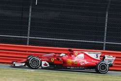 Sebastian Vettel, Ferrari SF70H with cockpit shield