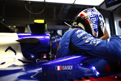 Pierre Gasly, Toro Rosso, dans son baquet