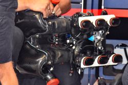 Dettaglio del motore di Daniel Ricciardo, Red Bull Racing RB14